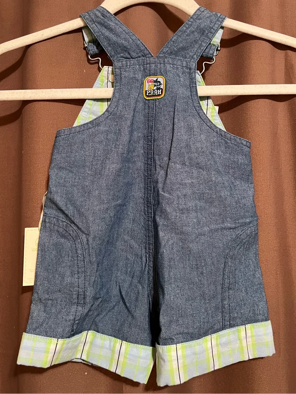 Vintage/Deadstock Y2K Disney Store Winnie The Pooh Baby Overalls